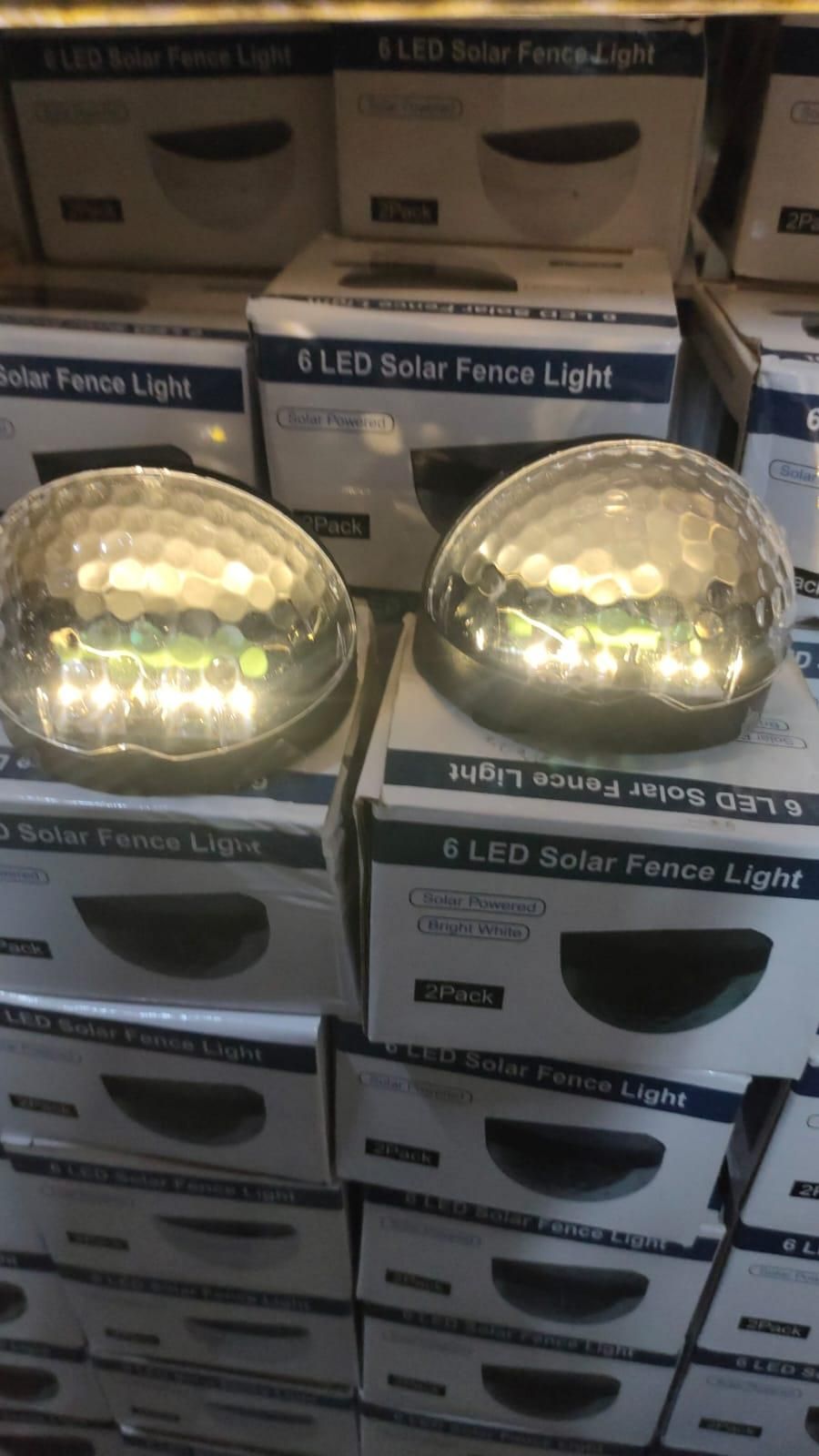 Solar Fence Lights – Pack of 4